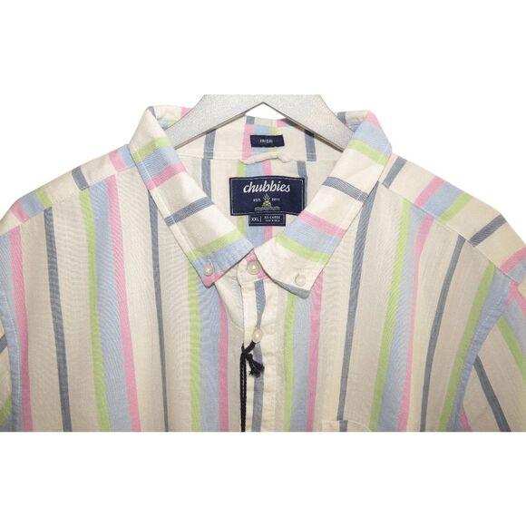 Chubbies Mens Sport Performance Friday Shirt "The Soft Serve" 2XL NWT - Picture 2 of 4